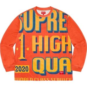 Supreme high quality wrld class service sweatshirt